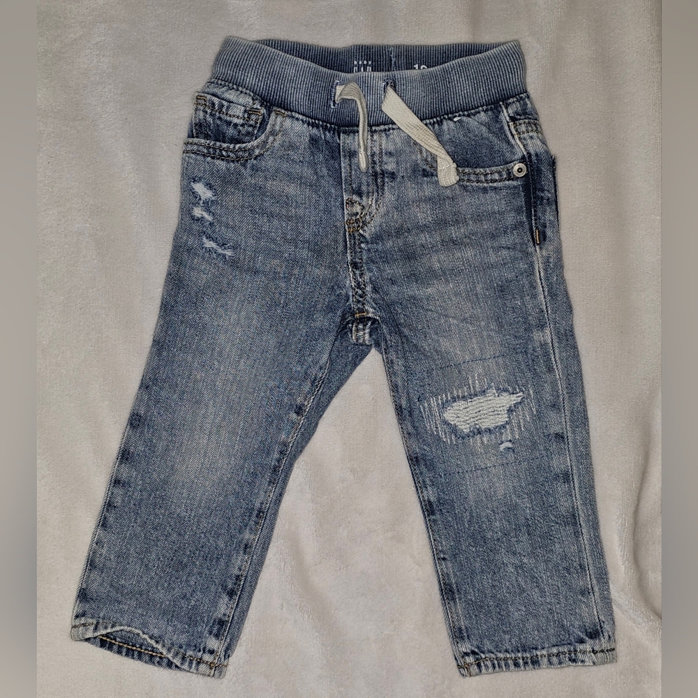 Baby GAP Toddler Pull-On Distressed Slim Jeans with Stretch 18-24 Months